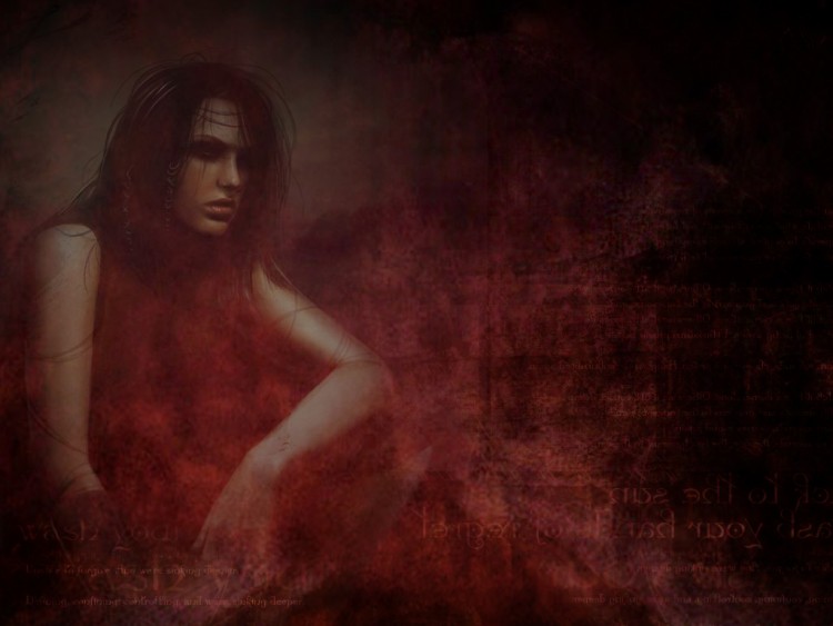 Wallpapers Digital Art Style Dark Femme