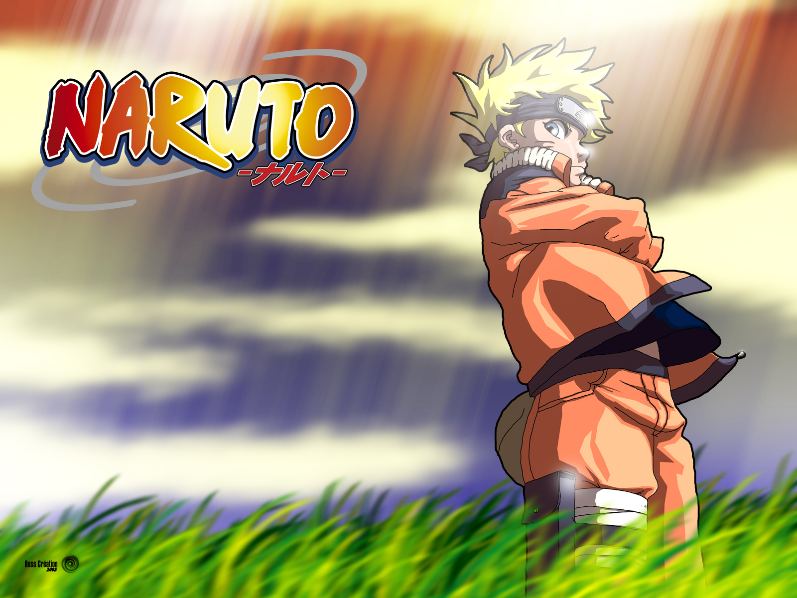 Fonds d'cran Manga Naruto Naruto - Les cheveux dans le vent