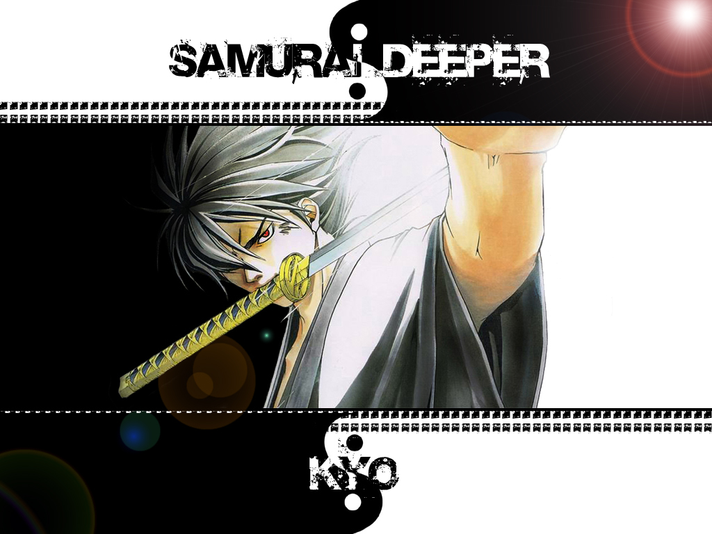 Wallpapers Manga Samurai Deeper Kyo Onime no Kyo (kyo aux yeux de dmon)