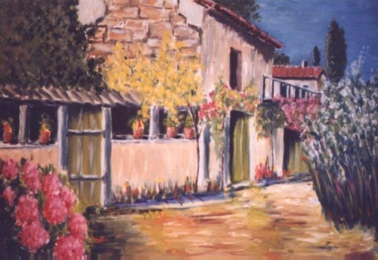 Wallpapers Art - Painting Impressionist petit mas provenal