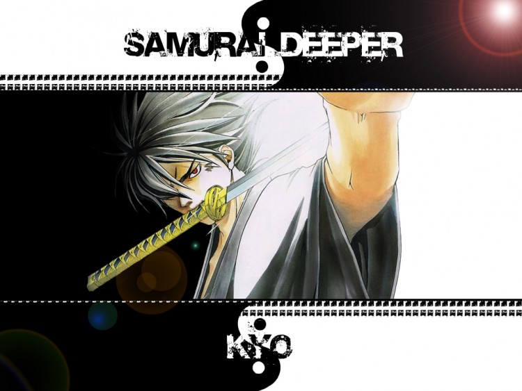 Fonds d'cran Manga Samurai Deeper Kyo Onime no Kyo (kyo aux yeux de dmon)