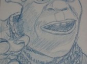 Fonds d'cran Art - Crayon Shrek