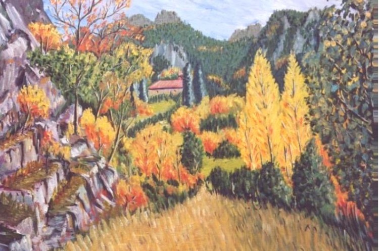 Fonds d'cran Art - Peinture Impressionniste La clairire au Canigou