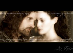 Fonds d'cran Cinma aragorn et arwen