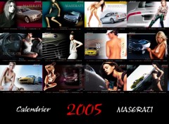 Fonds d'cran Voitures calendrier maserati 2005