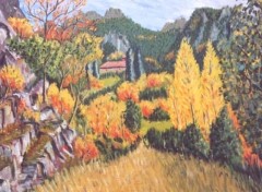 Wallpapers Art - Painting La clairire au Canigou