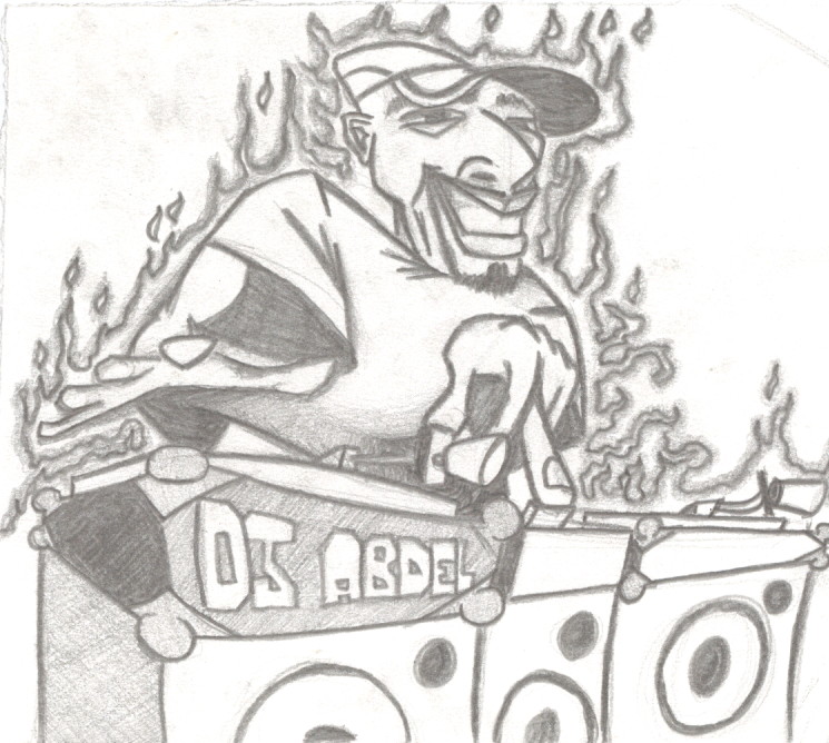 Wallpapers Art - Pencil Caricatures dj abdel