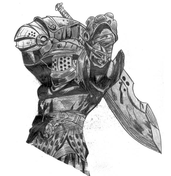 Wallpapers Art - Pencil Fantasy - Warriors Gladiateur