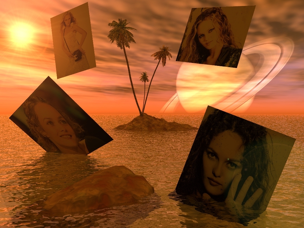 Wallpapers Celebrities Women Vanessa Paradis riviera paradize