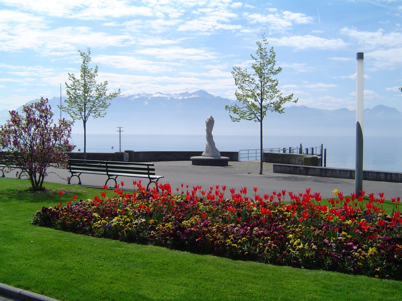 Wallpapers Trips : Europ Switzerland Lausanne-Ouchy, au bord du Lac Lman