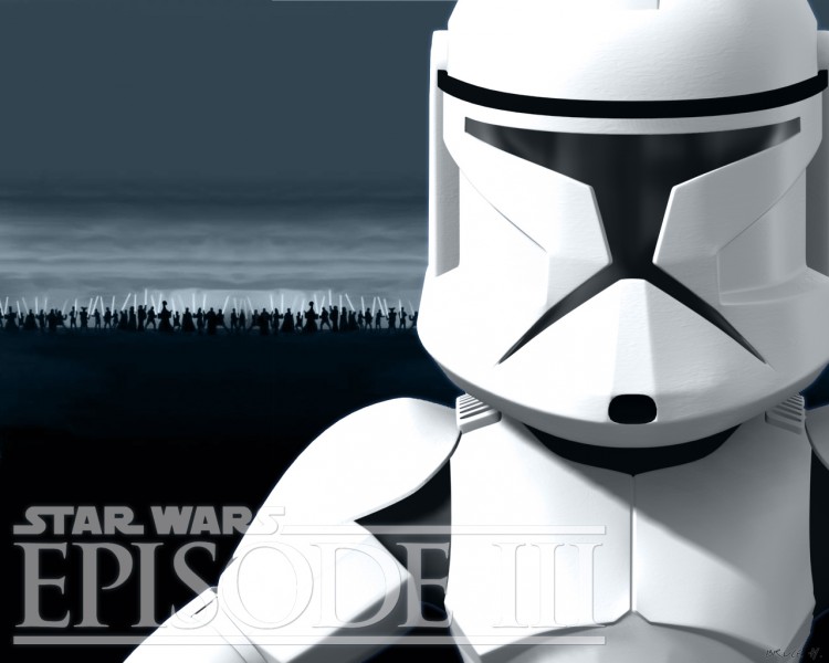 Fonds d'cran Cinma Star Wars III - La Revanche des Sith Clone Trooper