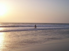 Fonds d'cran Nature reflet de soleil sur la plage