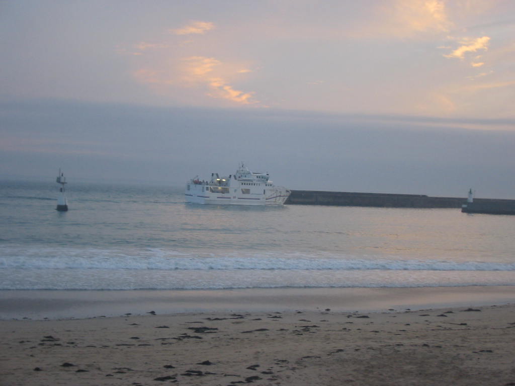 Wallpapers Boats Liners Quiberon. Rentre au port.