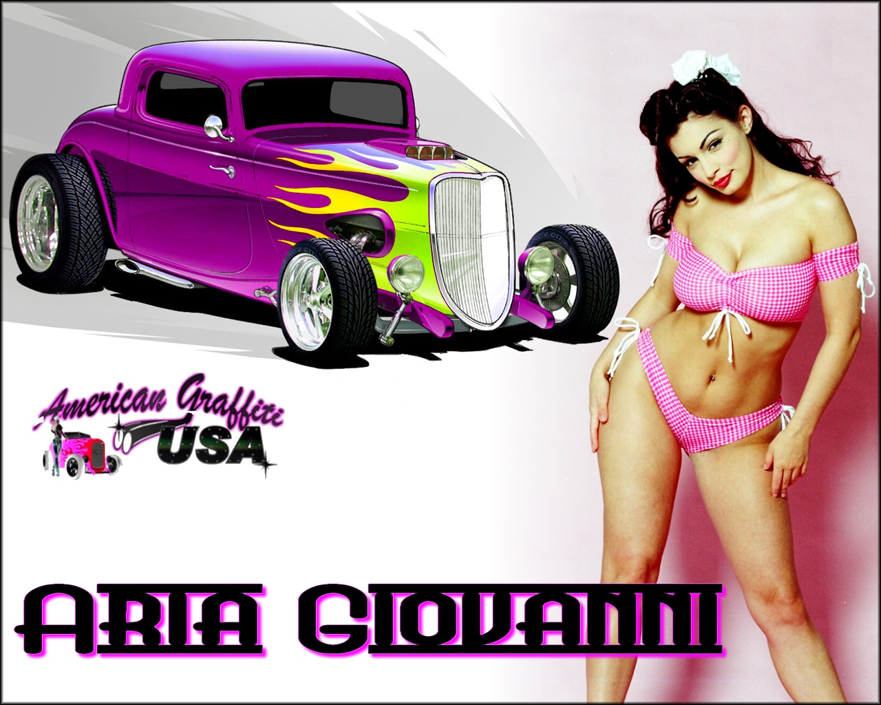 Fonds d'cran Voitures Filles et Voitures American Graffiti