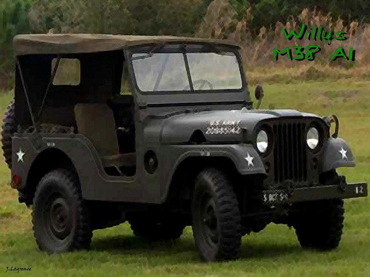 Fonds d'cran Voitures Willys M38 A1  1955