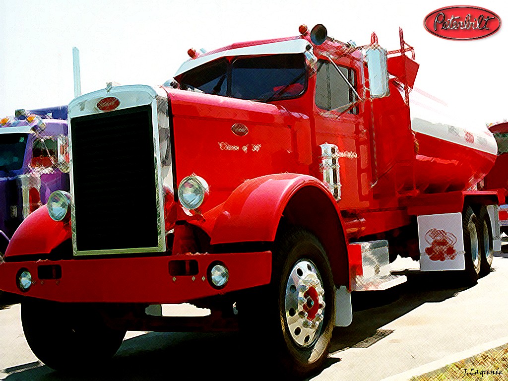 Fonds d'cran Transports divers Camions Peterbilt Tanker 1956