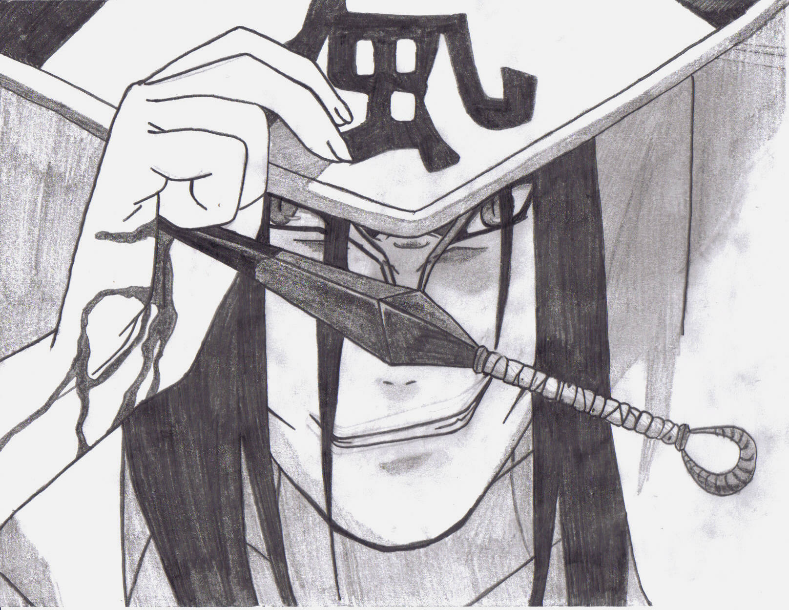 Wallpapers Art - Pencil Manga - Naruto Orochimaru