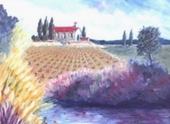 Wallpapers Art - Painting coin de Provence