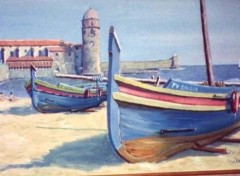 Wallpapers Art - Painting Vieilles barques