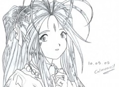 Wallpapers Art - Pencil belldandy