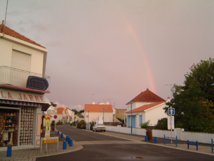 Wallpapers Nature Rainbows Arc-en-ciel  Notre-Dame de Monts