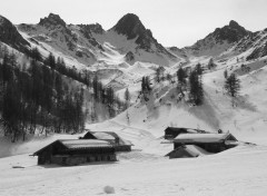 Wallpapers Nature Les chalets de Clapeyto (Queyras)