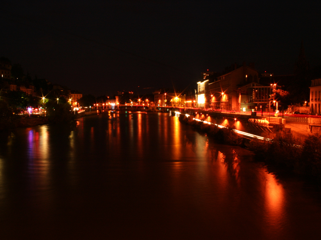 Wallpapers Trips : Europ France - Miscellaneous grenoble la nuit