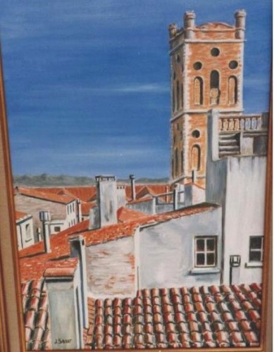 Fonds d'cran Art - Peinture Impressionniste le clocher