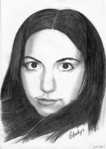 Wallpapers Art - Pencil Portraits Gladys