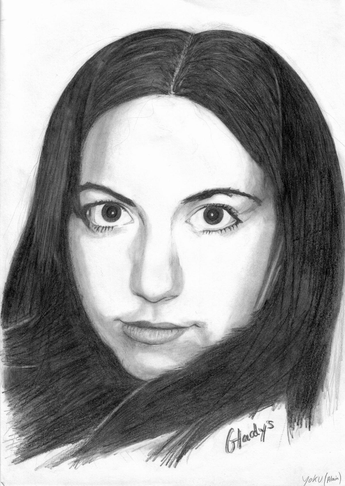 Wallpapers Art - Pencil Portraits Gladys