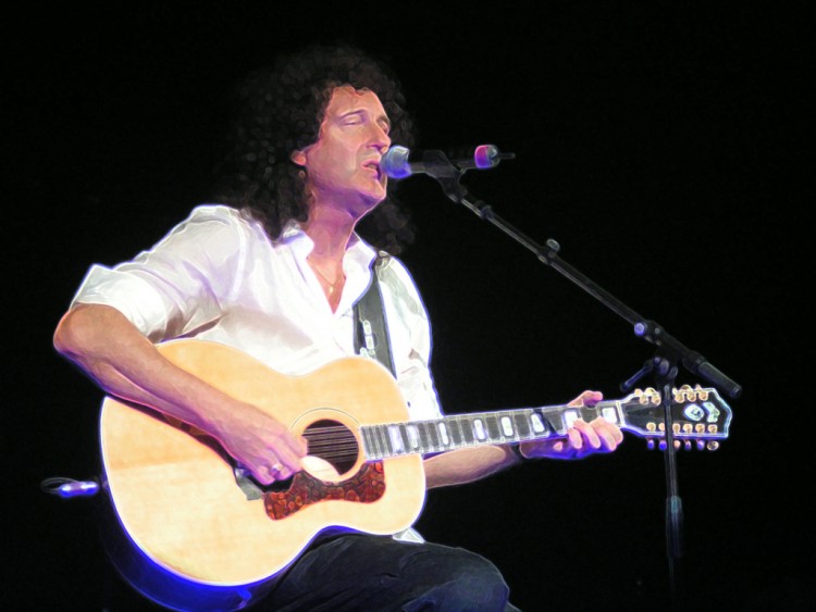 Wallpapers Music Queen Brian May Zenith 30-03-05