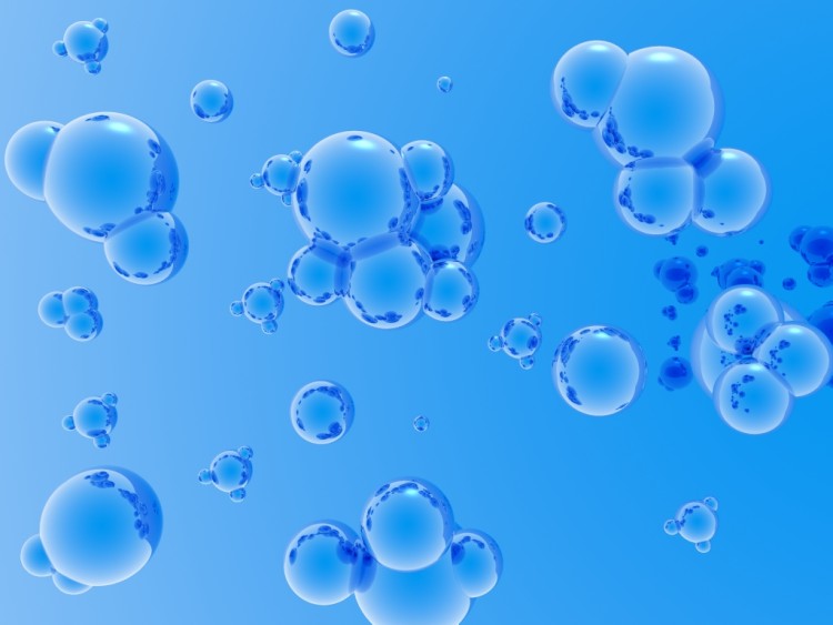 Wallpapers Digital Art 3D - Bryce blue bubble