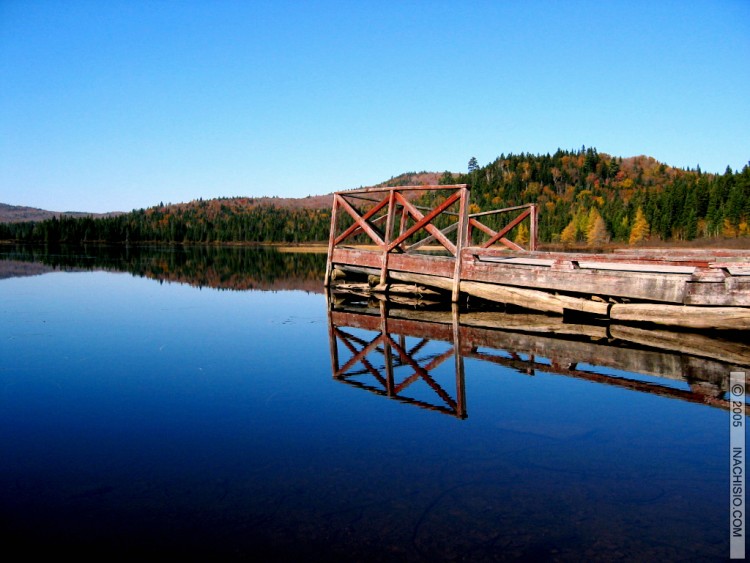 Wallpapers Nature Sunsets and sunrises Ponton au mont tremblant