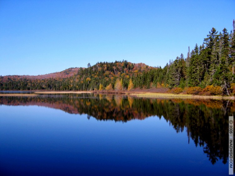 Fonds d'cran Nature Couchers et levers de Soleil Lac au mont tremblant