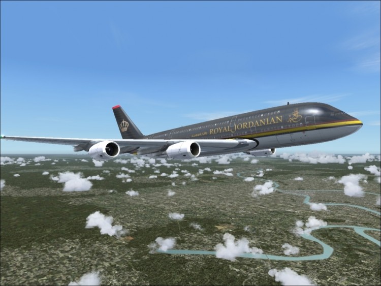 Wallpapers Video Games Flight Simulator A380 Royal Jordanian Airlines