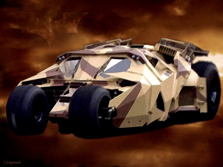 Fonds d'cran Cinma Batman Begins BATMOBIL