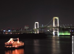 Fonds d'cran Voyages : Asie Tokyo- Le Rainbow Bridge de Tokyo