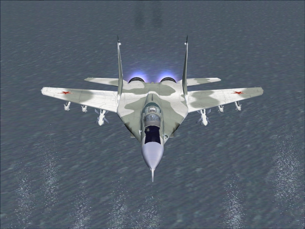 Wallpapers Video Games Flight Simulator MIG 29 Au Dessus De La Méditerranée