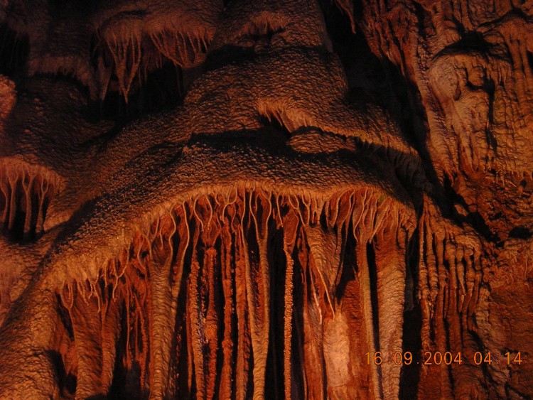 Fonds d'cran Nature Cavernes - Grottes merveilles oranges