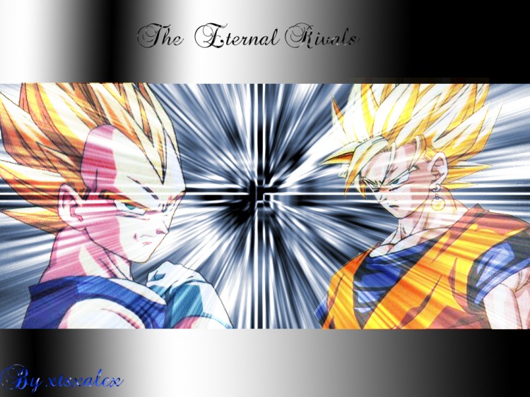 Fonds d'cran Manga Dragon Ball Z The eternal rivals