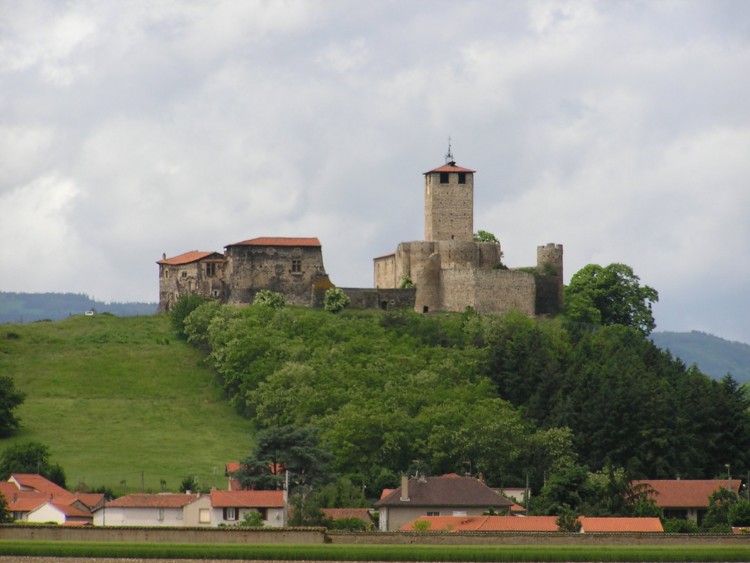 Fonds d'cran Voyages : Europe France > Rhne-Alpes Loire- Le chteau de Montverdun