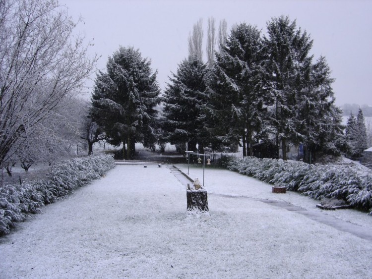 Fonds d'cran Nature Saisons - Hiver mon jardin en hiver