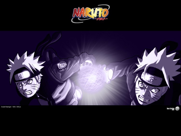 Wallpapers Manga Naruto Naruto - double Rasengan