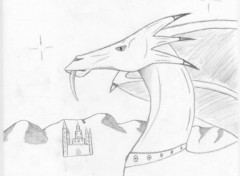 Wallpapers Art - Pencil Dragon