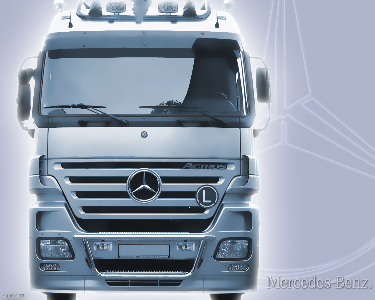 Fonds d'cran Voitures Mercedes Actros