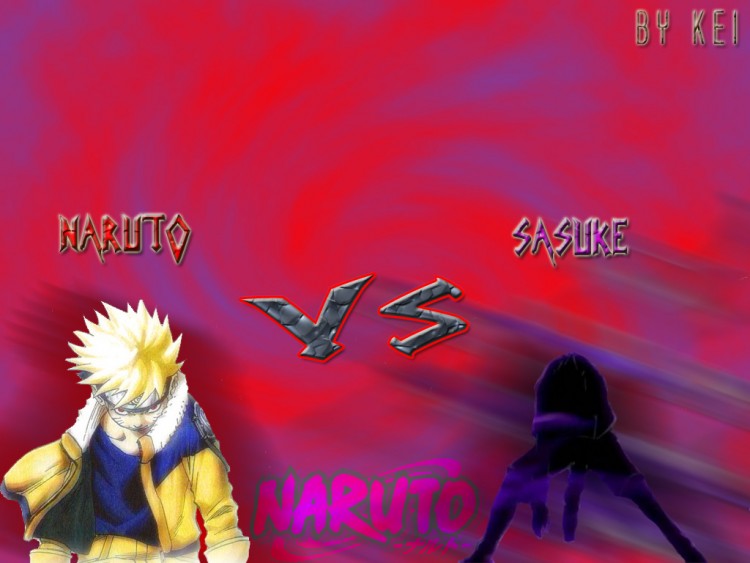 Fonds d'cran Manga Naruto Naruto Vs Sasuke