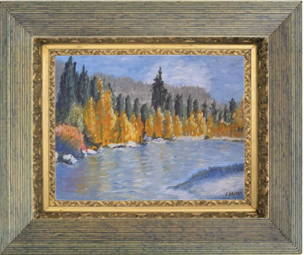 Fonds d'cran Art - Peinture Impressionniste automne coin d'aude