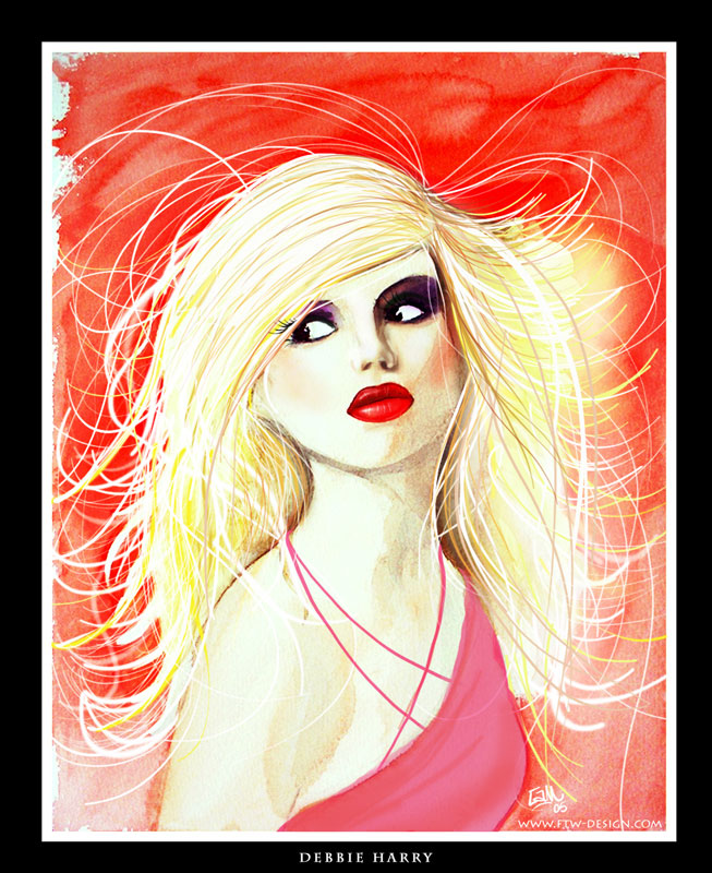 Wallpapers Digital Art Portraits Debbie Harry