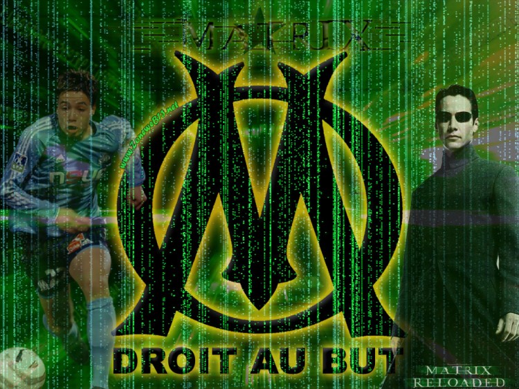 Fonds d'cran Sports - Loisirs Football L'OM version Matrix !!