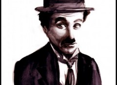 Wallpapers Art - Painting Charlie Chaplin